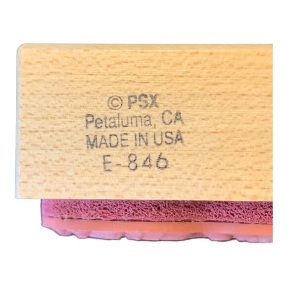 PSX Fall Autumn Thanksgiving Stamp Cookie Tag Holiday Baking Rubber E 846 - Picture 5 of 6